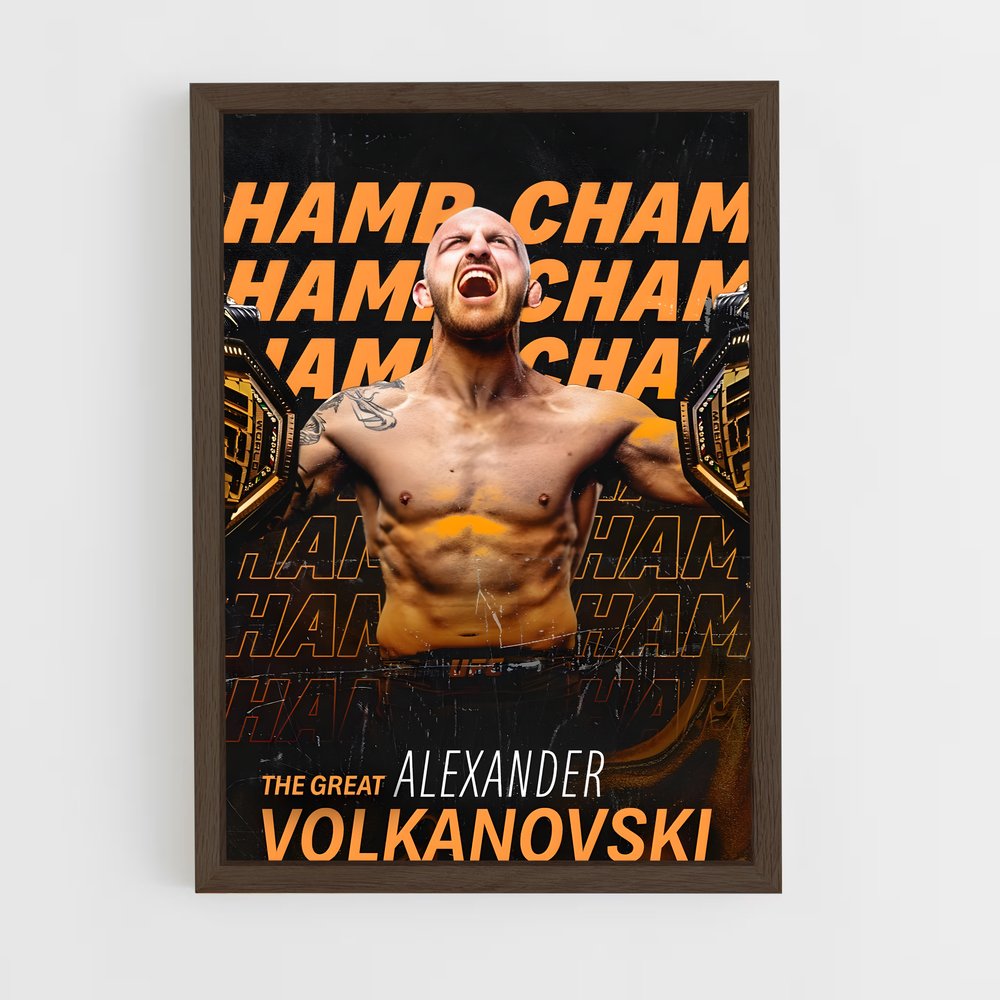 Poster The Rise of a Champion – affiche MMA (vue 5)